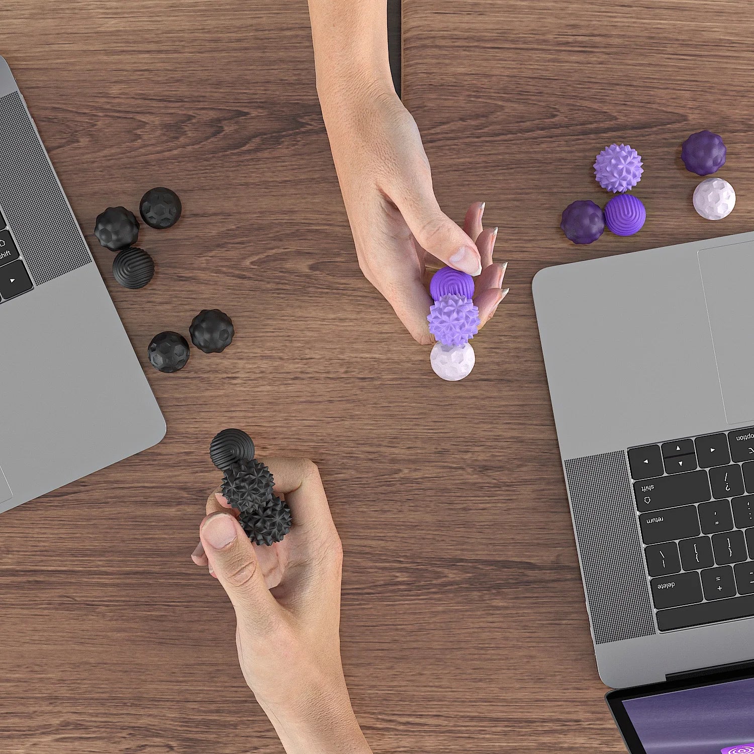 Bolas Magnéticas Fidget – Brinquedo Sensorial para Alívio de Estresse e Ansiedade em Crianças e Adultos