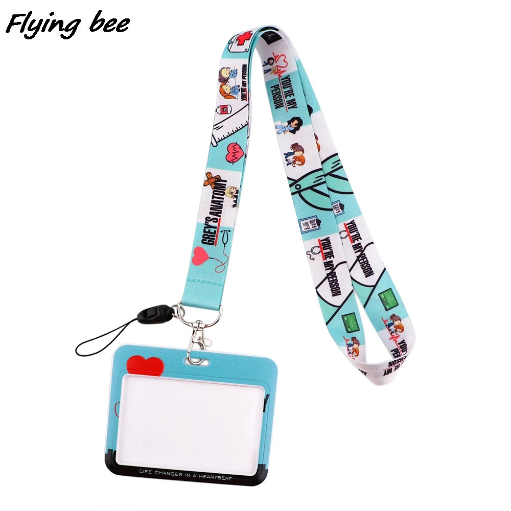 Cordão de Pescoço Grey's Anatomy – Tema Médico | Para Chave, Crachá, Celular ou USB | 1 Peça